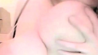 Big Tits Webcam Girl Rides Dildo