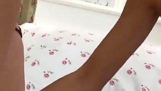 Alluring lesbian babe is toying her friend's pussy
