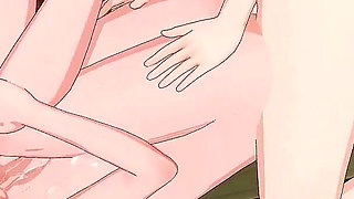 White Haired Beauty Takes Every Position Hard in the Tatami Room - 3D Hentai