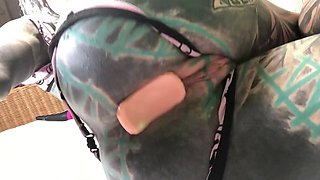 Horny Alternative Tattooed Girl Shows Her Sex Toys With Ass Plug In