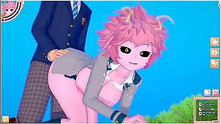[hentai Game Koikatsu! ]have Sex With Big Tits My Hero Academia Mina Ashido.3dcg Erotic Anime Video