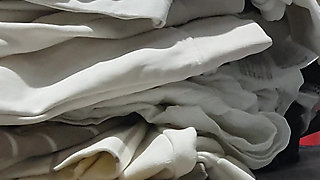 Step mom get undressed in front of step son dick