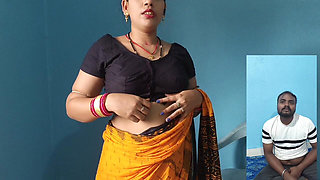 My Desi Bhabhi Showing Me Big Boobs and Big Ass on Video Call When She Alone at Home