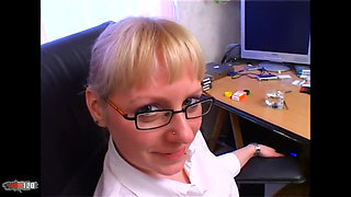 Lavandra May Hot Blond That Looked so Shy at First!