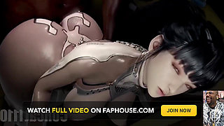 Eve Getting Her Thicc Fat Ass Fucked by a BBC, Emma Frost's Tight Ass Pussy Fucking From Behind