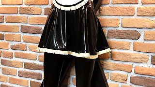 Fetish girls in latex using bdsm vibrators