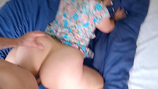 My Curvy Blonde Latina Wife Invites Me To Try Her Phat Ass With Her Virgin Butthole