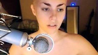 Beautiful wife masturbating show with webcam with toys