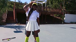 Hot Black Maid Does Some Webcam Black and Ebony