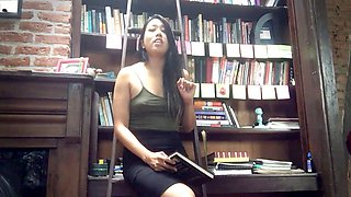 Strict librarian Dominatrix Mara takes charge in the library