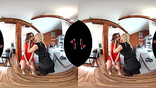 Pantyhosed Grip It And Rip It Nathaly Cherie And Victoria Puppy - Lesbian Fetish