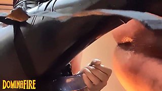 Domnafire Fucks Slave With Strapon With Domina Fire