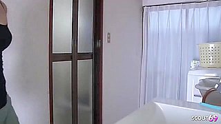 Skinny Wife Seduce Shy Guy Next Door To Uncensored Jav Cheating Fuckk With Soapy Shower Before Creampie