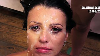 Amateur student blowjob on the balcony pov