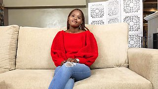 Shy African Teen s Virgin Hole Stretched Wide By BWC