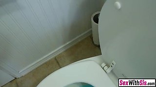 Fat bosoms bootylicious nubile princess let her brutha pound her unshaved snatch