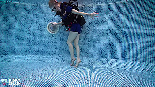 Underwater Scuba Foot Job
