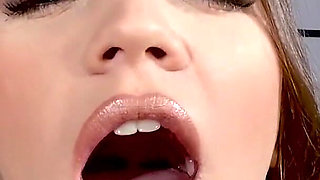 Hot teen Evelina Darling fucked anal and POV blowjob cum swallow