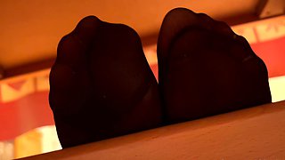 Foot fetish and stockings porn