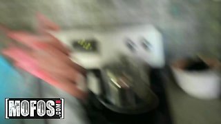 Old man's mean nurse gets perverted with lesbian