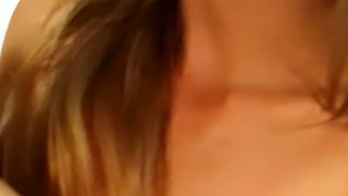 Redhead Rides Her Blonde Girlfriend's Fingers Until She Soaks the Bed