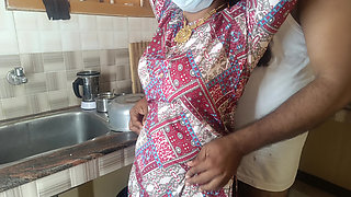 Housewife fucking in kitchen