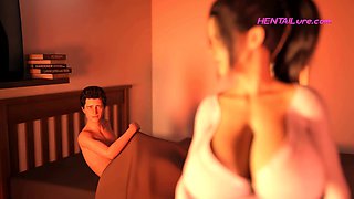 ◆ mommy With Big Juggs Gets Creamed by Her Stepson