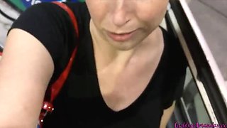 Goddess Amanda Shows Her Pierced Pussy & Ass In Public Toilet