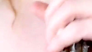 Big Black Dildo Tittyfuck & Suck