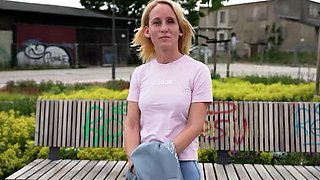 GERMAN SCOUT - Skinny Mature Melisa Rose Pick Up