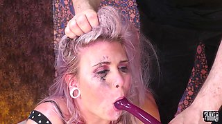 Piss covered submissive teen humiliated