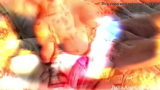 Busty MILF Julia Ann Takes Hard Cock & Creampie in Her Mature Pussy - Blowjob & Doggy Style!
