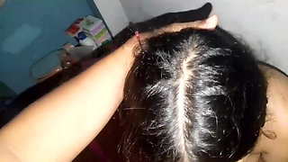 WE STAYED AT HOME ALONE WITH MY STEPDAUGHTER, THE MOTHER WENT OUT