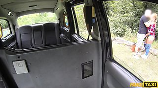 Busty blonde wants to take a cab but actually she gets the best sex in her whole life