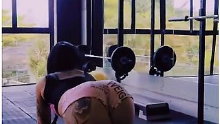 Fitness Teen Training Big Brazilian Ass Horny Dildo At The Gym Big Dick - Sexdoll 520