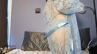 Stepmom’s Secret Video for Her Stepson: Wet Panty Orgasm