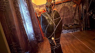 Part 1:- Domina Satana & Bag Man Pallets Wrap and Chains.