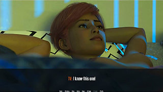 Anita's Internship - Gameplay - Roleplay - Stepmom Blowjob Near Petite Teen Masturbating