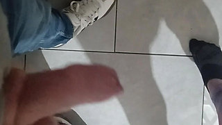 Cock and Balls Beat with Spatula Hard