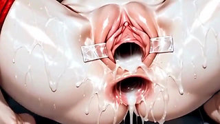 PAWG Big Tits Big Ass Curvy Cum in Deep Pussy Anime Hentai Yaoi Animation Waifu