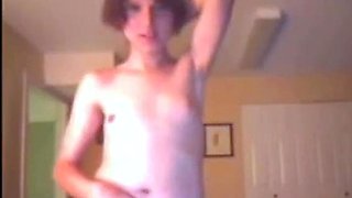 Crossdressing Twink on Webcam