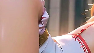 Gol Animation Asuna Yuuki Anal Threesome