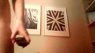 Big boob brunette masturbates on webcam