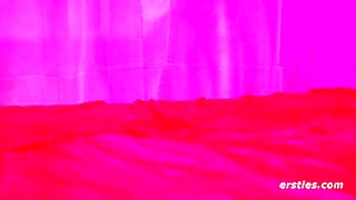 German Amateur FFM Threesome - Succubus Fantasy with Redhead Dolly Dyson - Blowjob & Pussy Eating