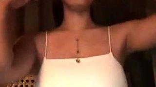 Big boob brunette masturbates on webcam
