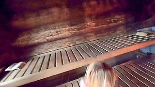 Andy Star In Hot German Blonde Fucked In Public Sauna By