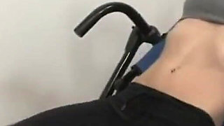 Busty Slutty Hot Amazng Brunette Exciting Loud Moaning Fingering Her Shaved Wet Pussy!!! Vol 1