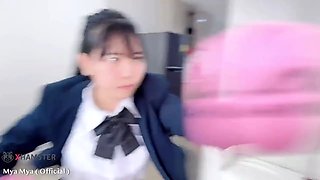 Creampie Pussy will never stop while fucking likes an airplane styles