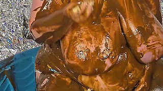 Melonie Nosha Huge Tits and Hairy Chick Is a Big Sexy Mess