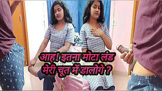 My stepbrother big cock fucked my pussy in doggy style - Indian Stepsister and Stepbrother Desi Hindi Dirty Talk Sex